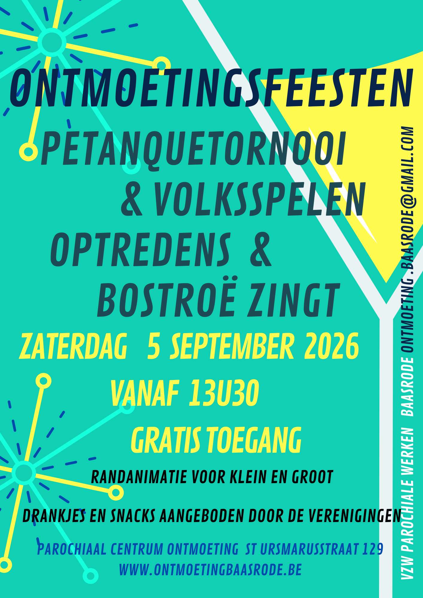 Ontmoetingsfeesten Baasrode — zaterdag 5 september 2026